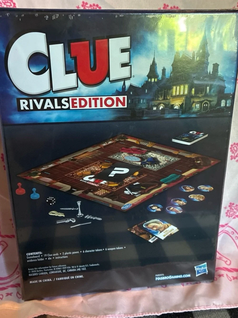 Hasbro CLUE Rivals Edition Two-Player Mystery Game - Multicolor